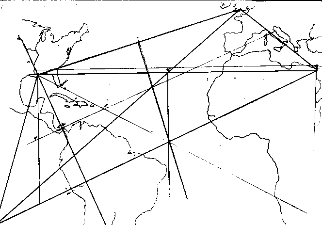 isosceles right triangle. eye of the triangle in its